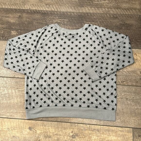 Muk Lucks Women's Butter Knit Loungewear Set Gray Black Size L - Picture 4 of 15